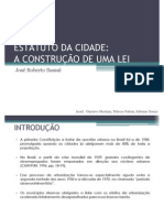 Estatuto Da Cidade - A Construção de Uma Lei