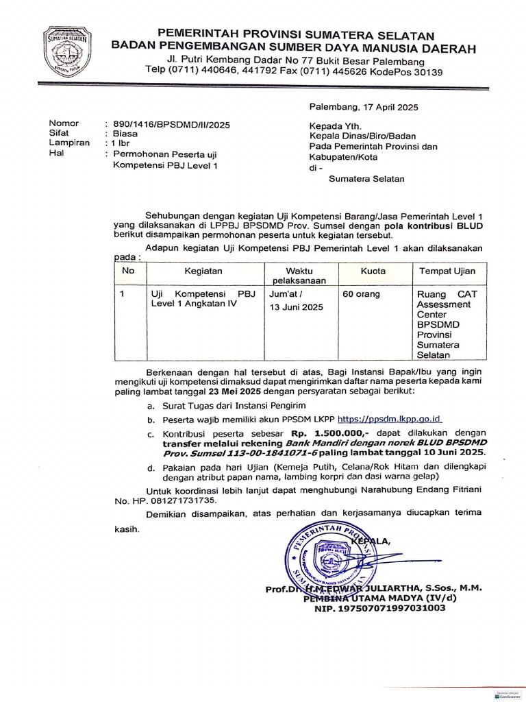 Permohonan Psrt Ukom Pbj Pdf