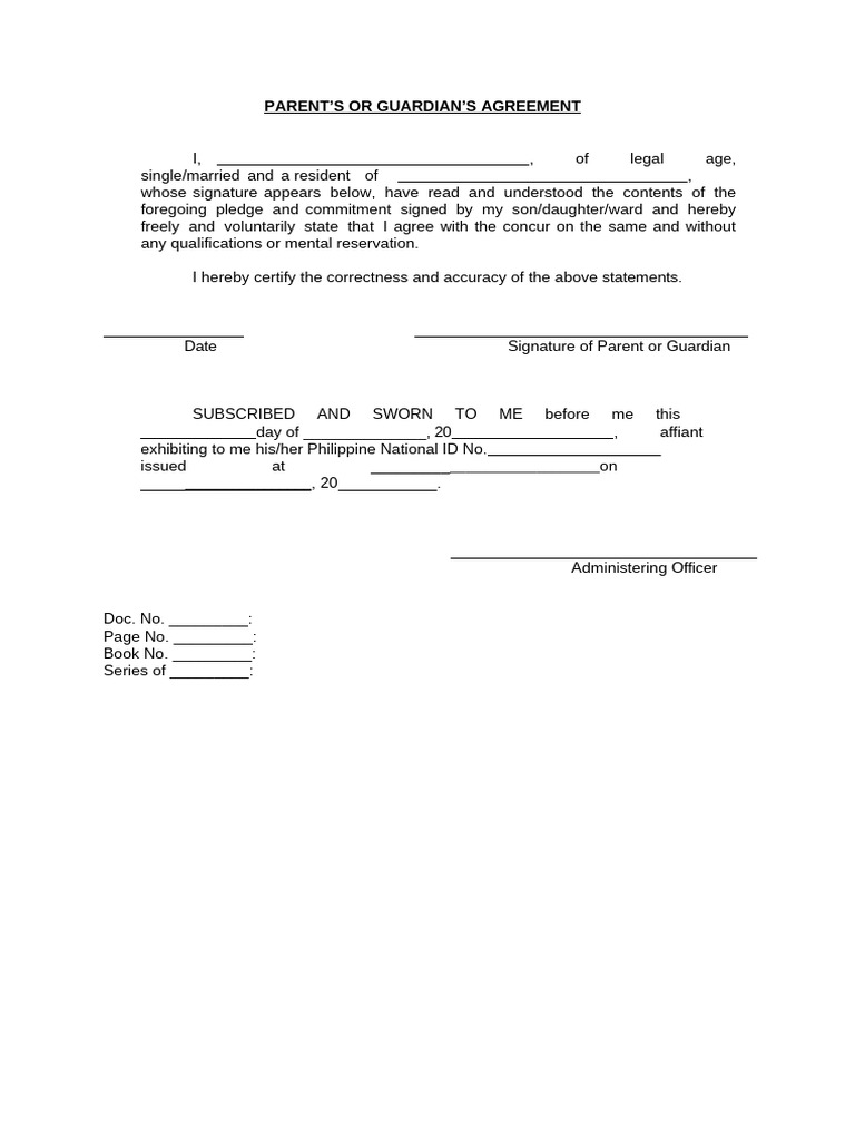 Parents Consent | PDF