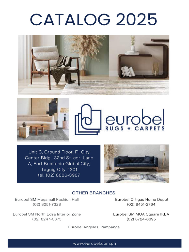 Eurobel 2025 Rug Collection Catalog | PDF | Carpet | Yarn