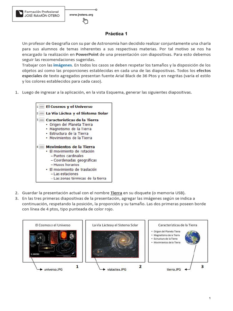 Power Point Práctica 1 | PDF | Color | Microsoft PowerPoint