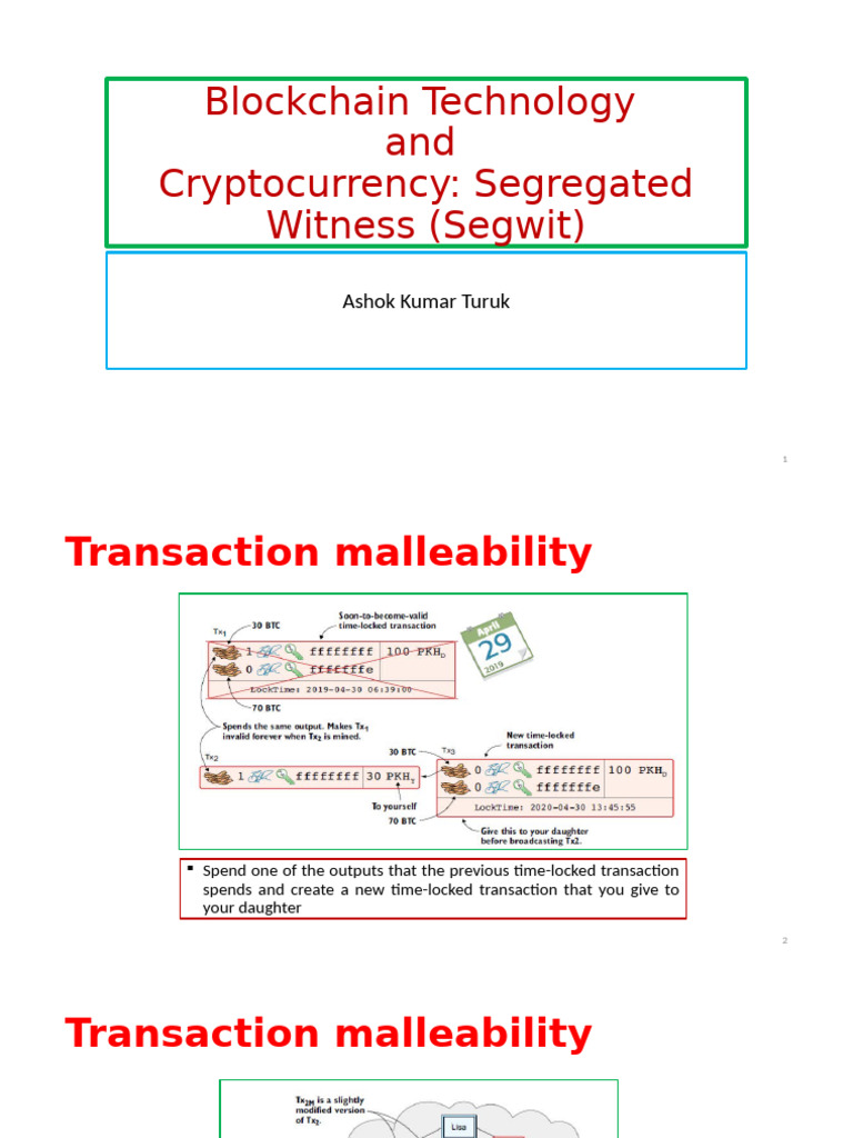 Understanding Segregated Witness (Segwit) | PDF | Bitcoin | Computing