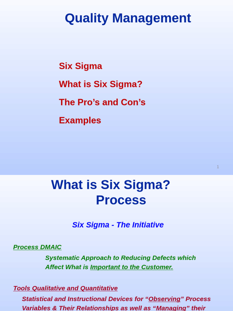 Six Sigma | PDF | Six Sigma | Design For Six Sigma