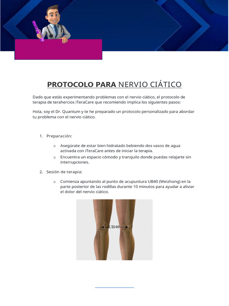 Protocolo de Nervio Ciatico PDF