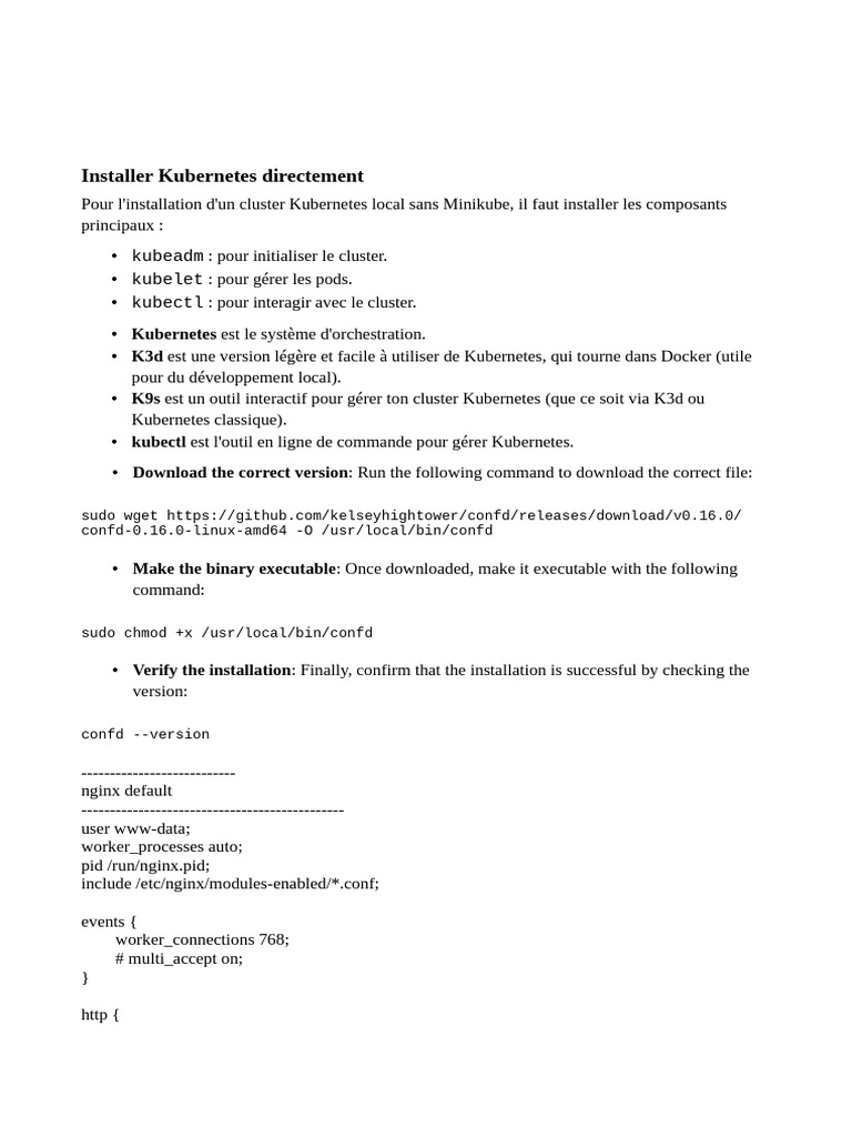 Installer k8s k9s | PDF | Computing | Software
