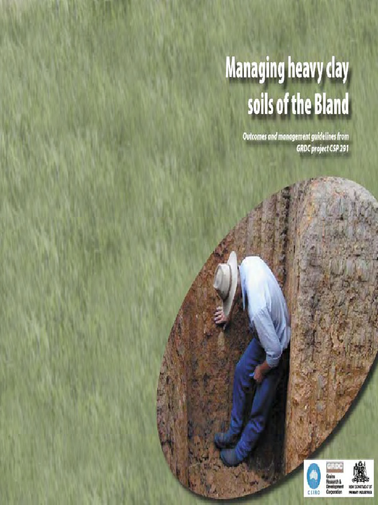 Managing Heavy Clay Soils Bland | PDF | Soil | Porosity