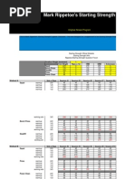 Mark Rippetoe's Starting Strength: Original Novice Program