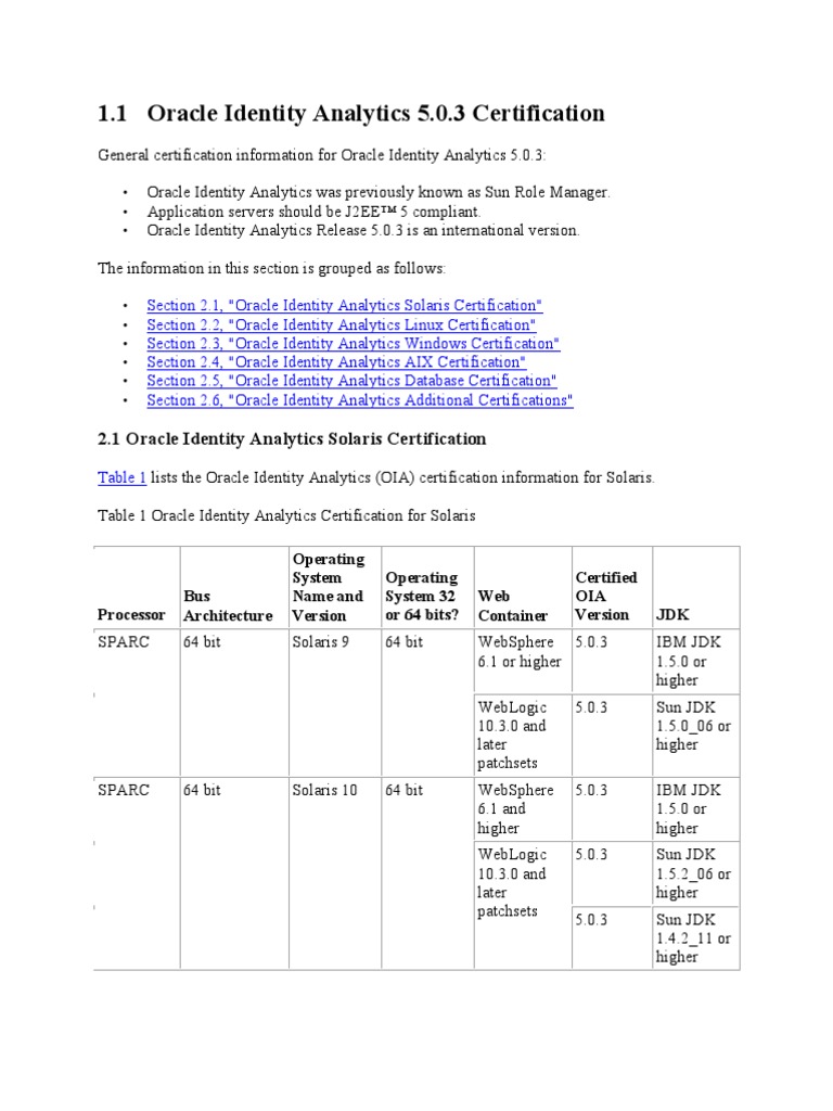Oia Cert Matrix 131430 | PDF | 64 Bit Computing | Firefox