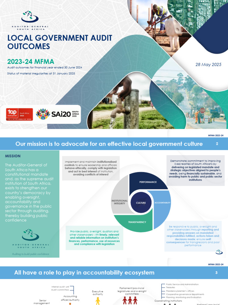 MFMA 2023-24 Local Government Audit Results | PDF | Audit | Business