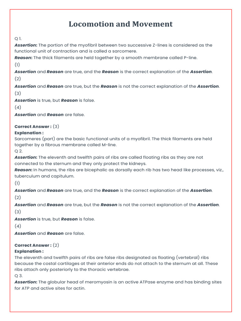 AR Locomotion and Movement | PDF | Vertebra | Vertebral Column