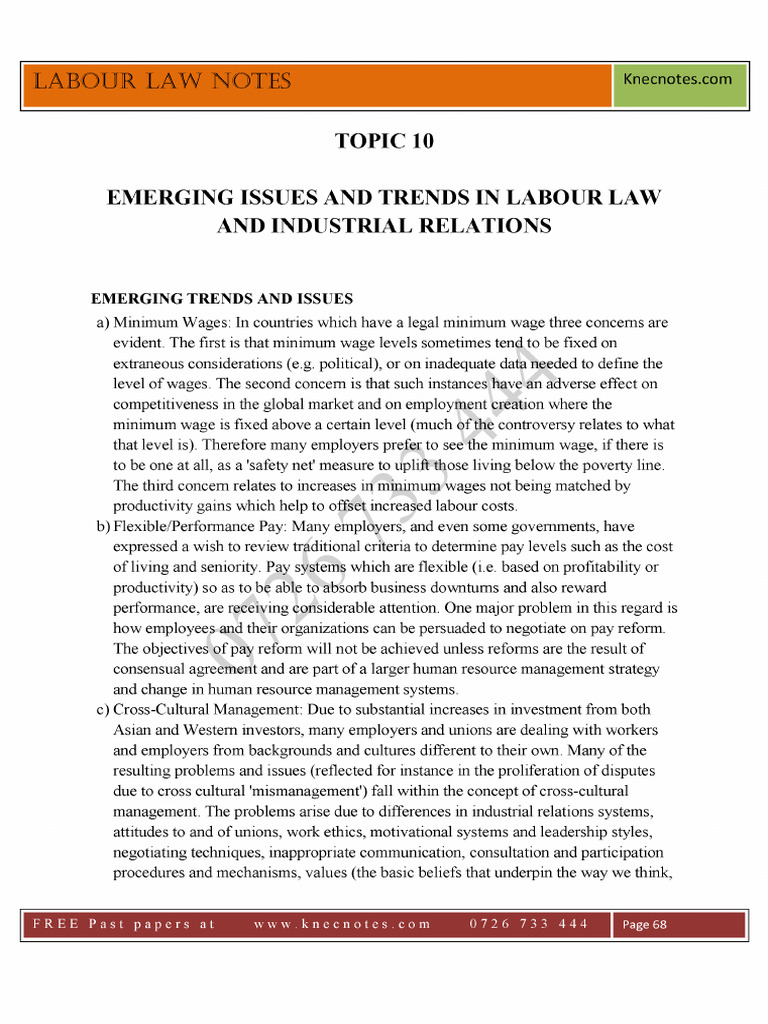 Emerging Issues And Trends Pdf