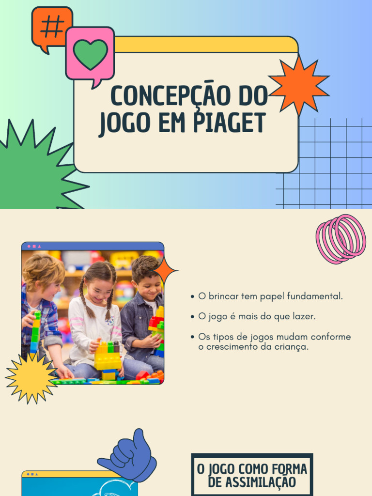 Jogo Simbólico na Teoria de Piaget | PDF | Ciências comportamentais ...