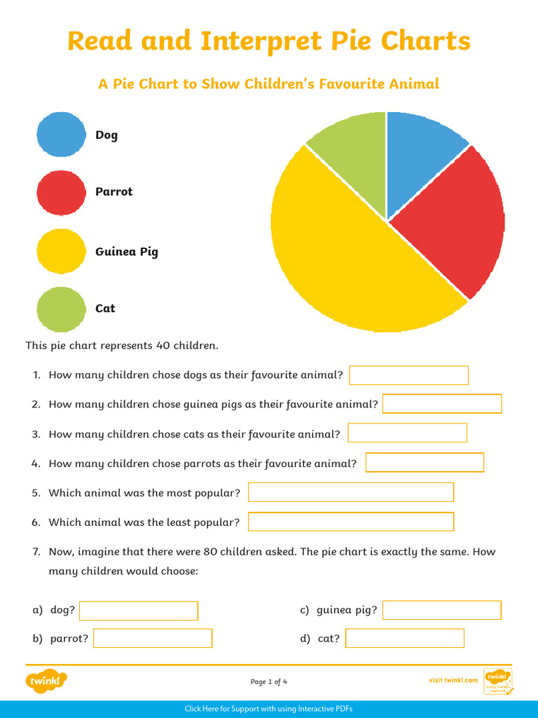 Answers for Pie Chart Questions | PDF | Insects | Zoology