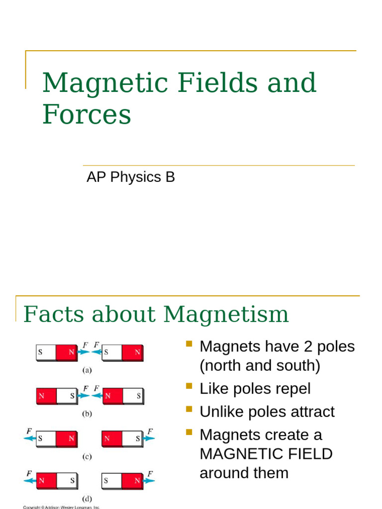 Understanding Magnetic Fields and Forces | PDF | Magnetic Field | Flux