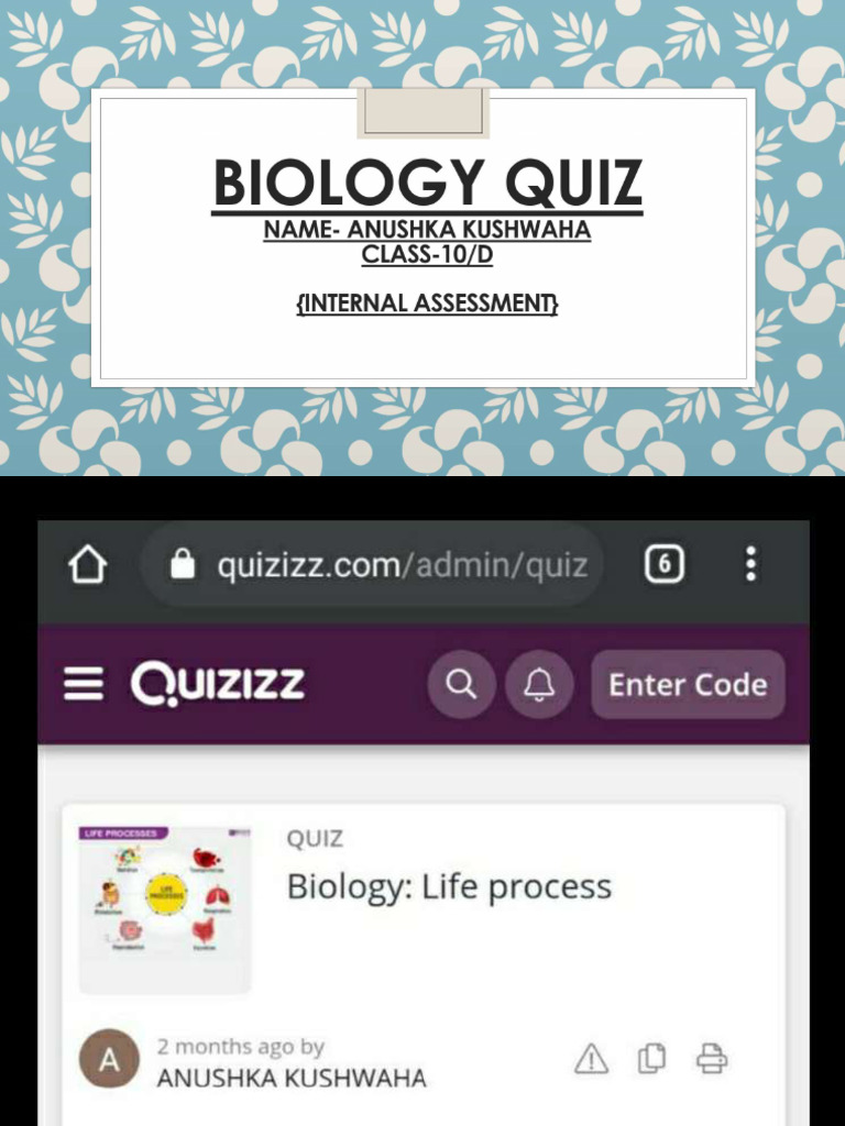 Bio Quiz | PDF