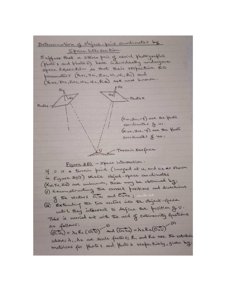 8.0 Space Intersection | PDF
