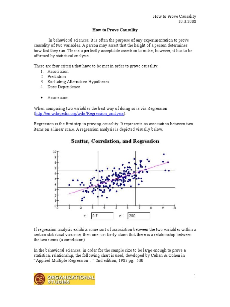 what does the law of causality prove