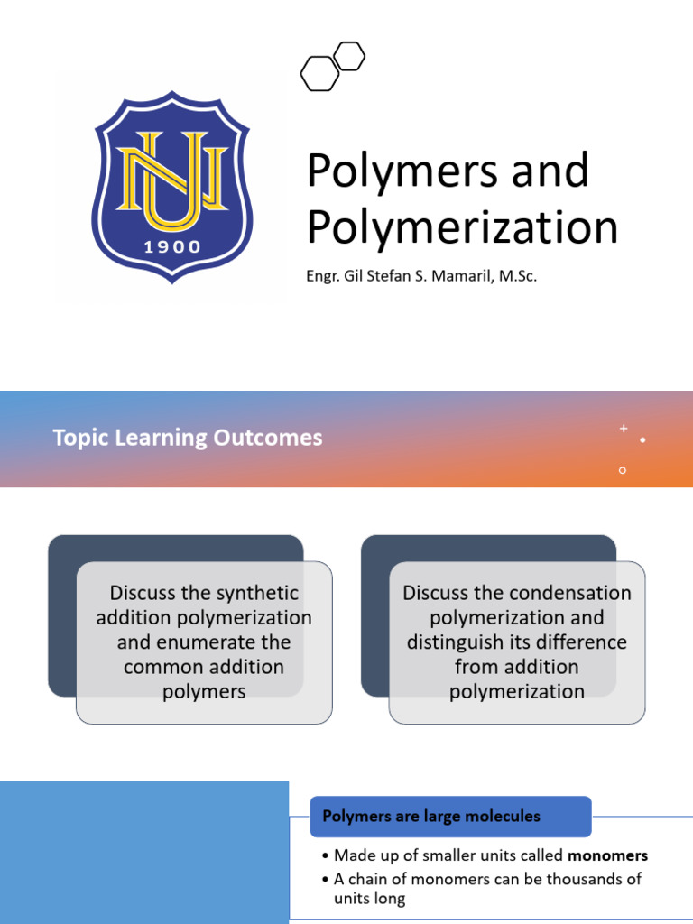 Understanding Polymers and Polymerization | PDF | Polymers | Polymerization