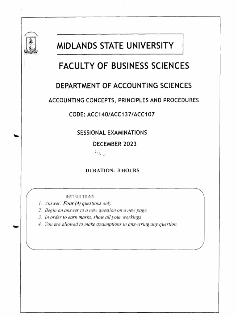 Acc140 Dec 2023 | PDF