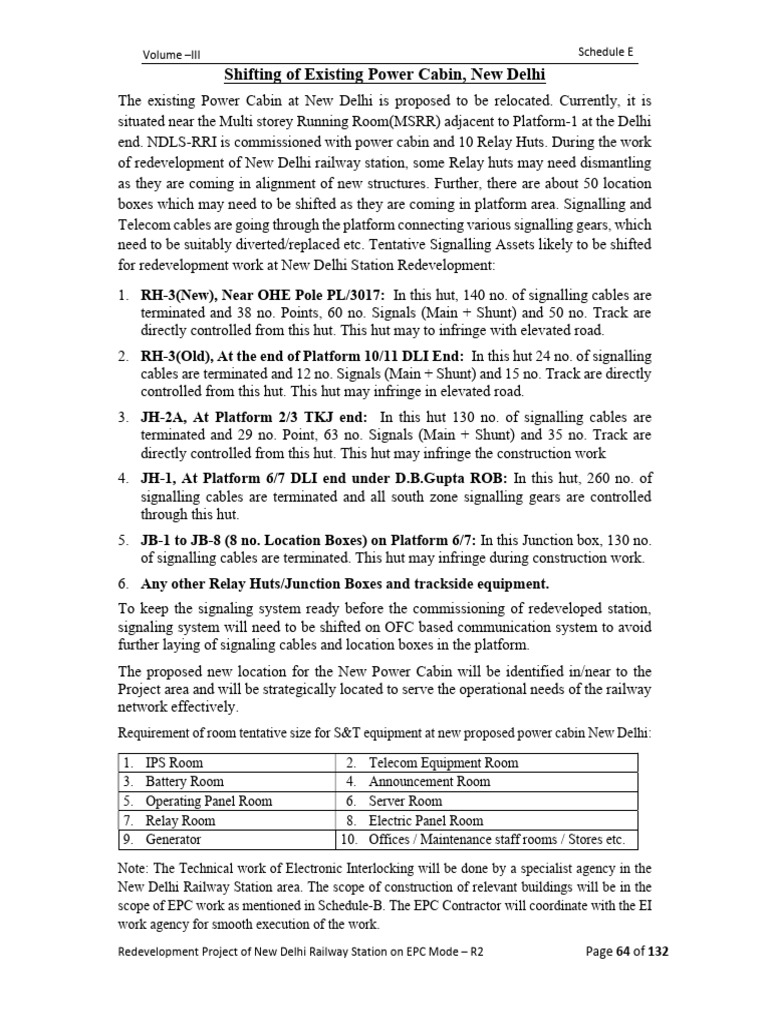 Vol VI Schedule E Part 19 25 | PDF | Electronics | Rail Infrastructure