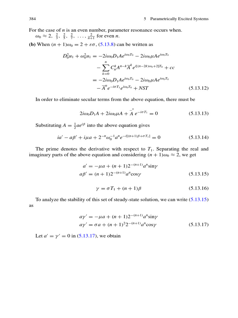 part5 | PDF | Eigenvalues And Eigenvectors | Nonlinear System