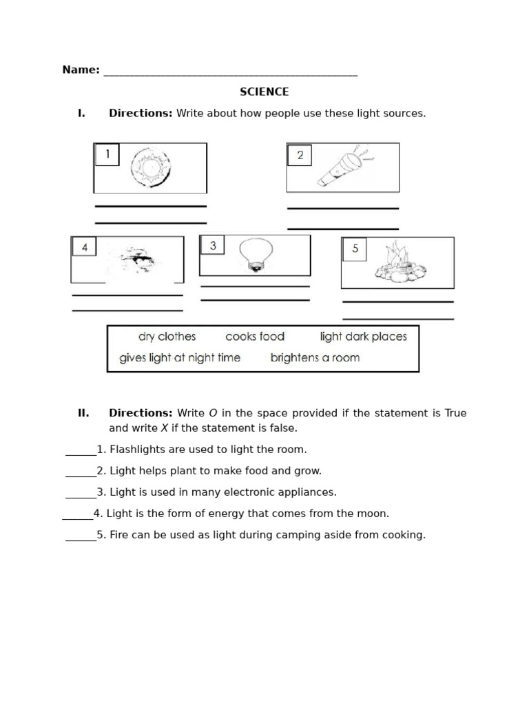 Science - Light | PDF