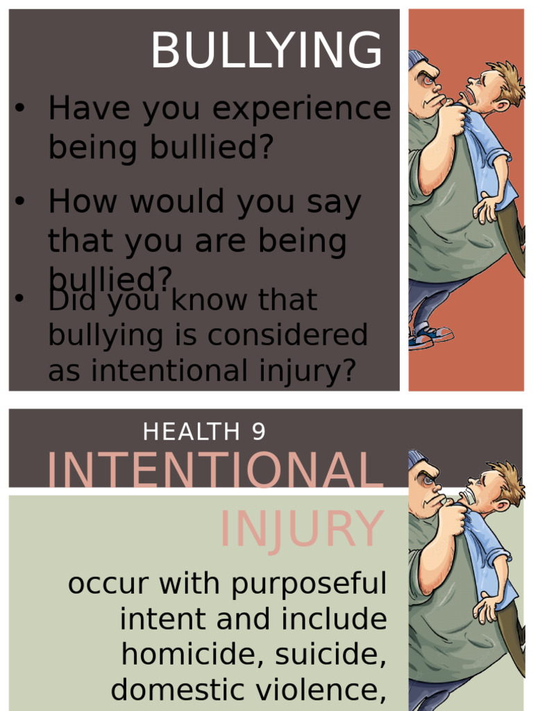 Intentional Unintentional | PDF | Burn | Bullying