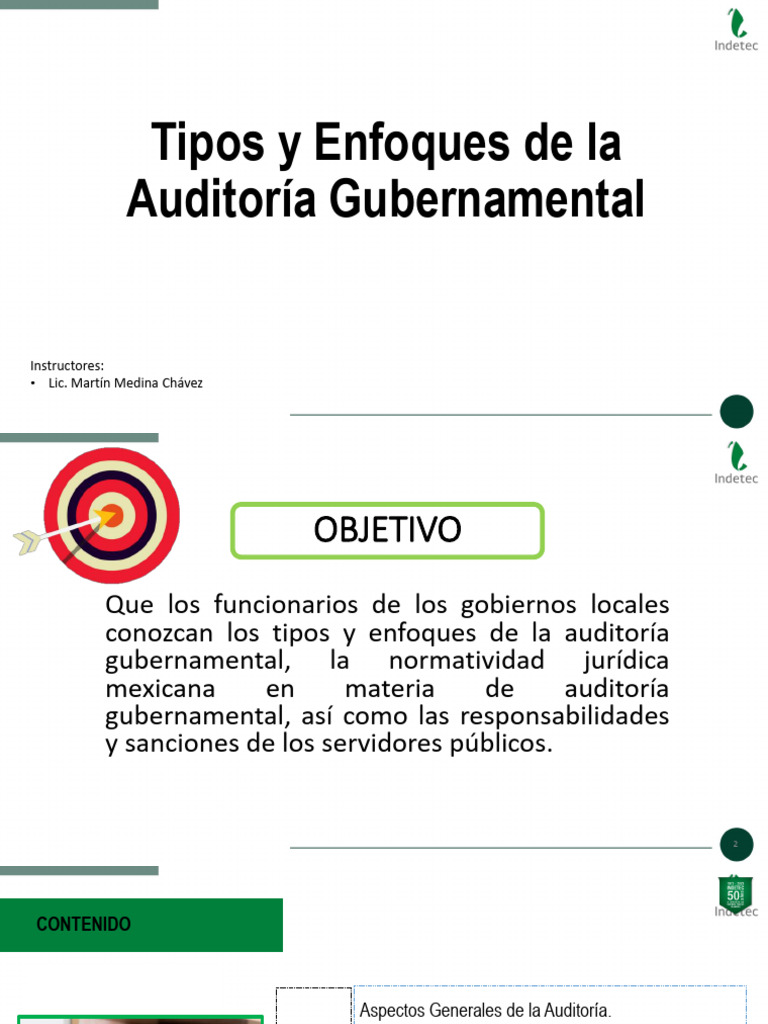 Tipos y Enfoques de La Auditoria Guberna | PDF | Auditoría ...
