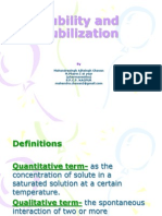 4979 Solubility and Solubilization