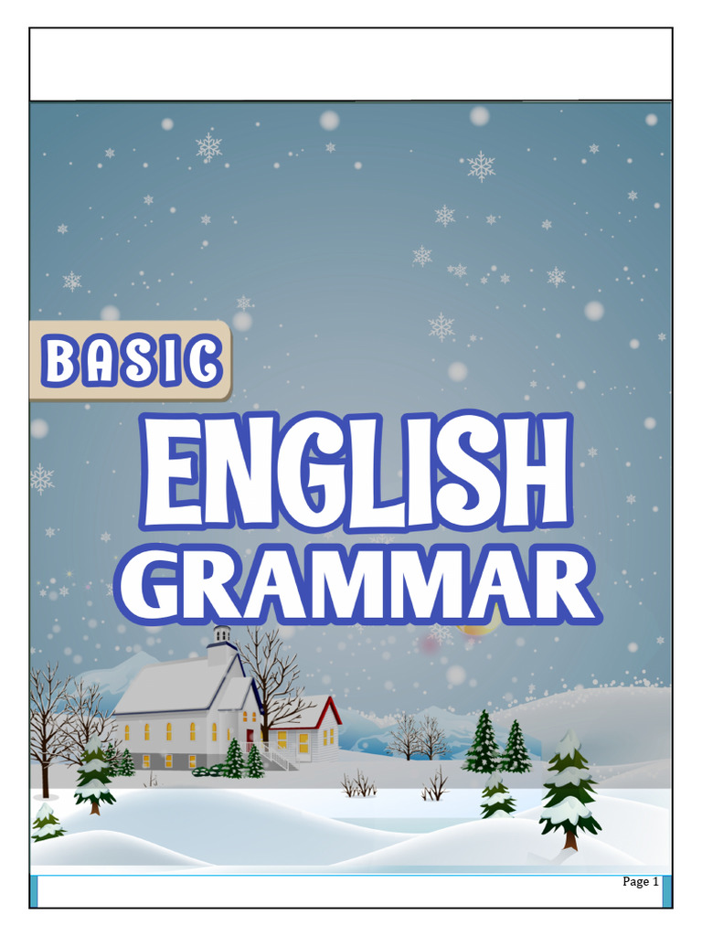 Basic English Grammar Demo | PDF