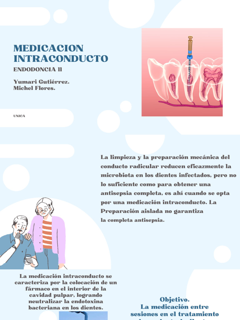 Medicación Intraconducto en Endodoncia | PDF | Medicamentos con receta ...