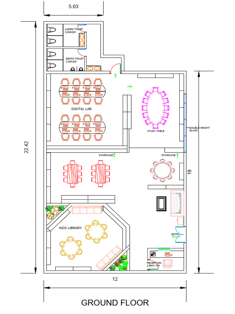Library Plan 1 | PDF