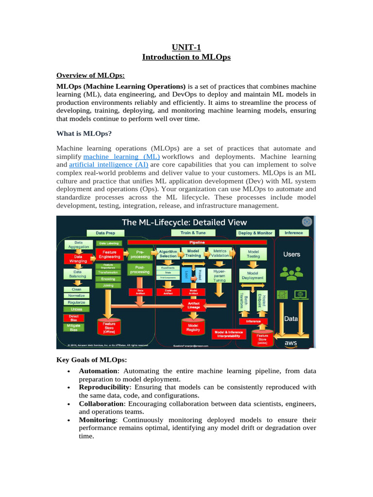 Introduction to MLOps Best Practices | PDF | Machine Learning ...