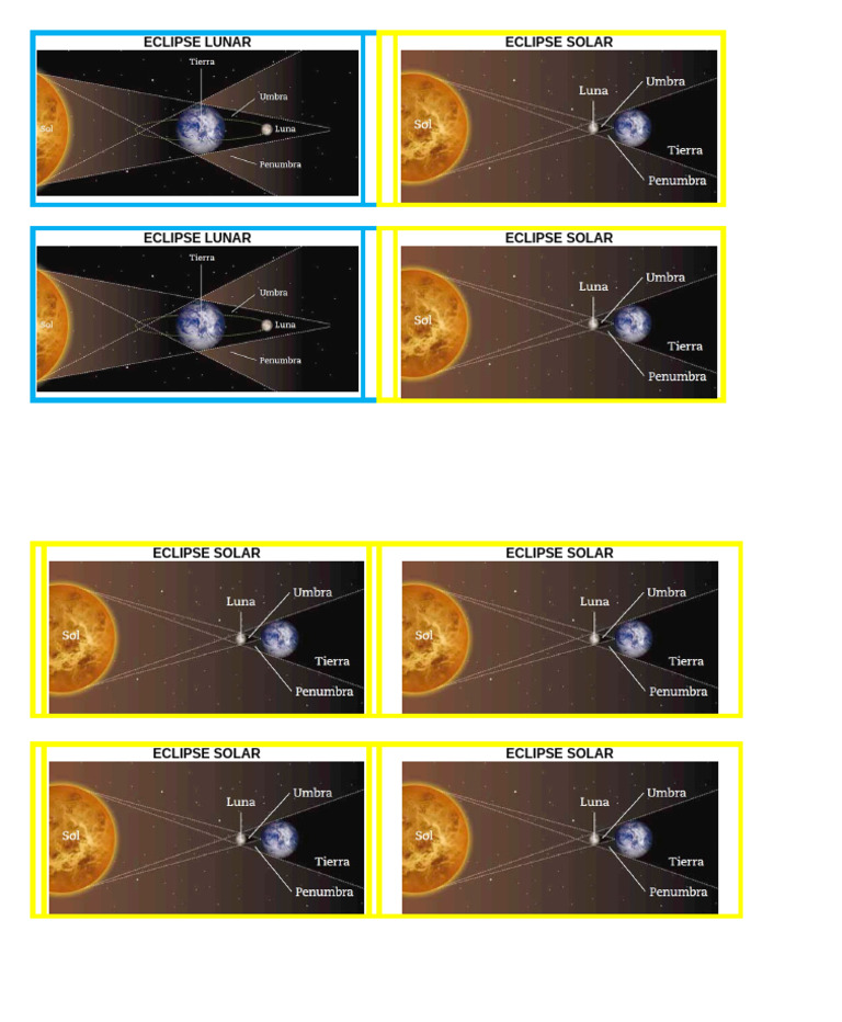 ECLIPSE LUNAR y SOLAR IMAGENES | PDF