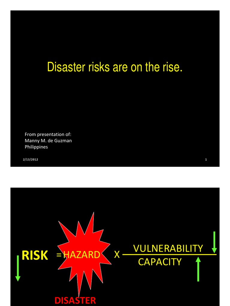 Disaster Risk Management Overview | PDF | Social Science