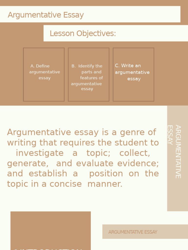G10 Argumentative Essay 1 | PDF