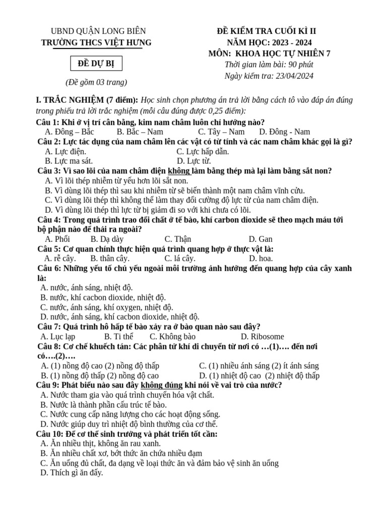 De KTCK 2 KHTN 7 - 21520247 | PDF