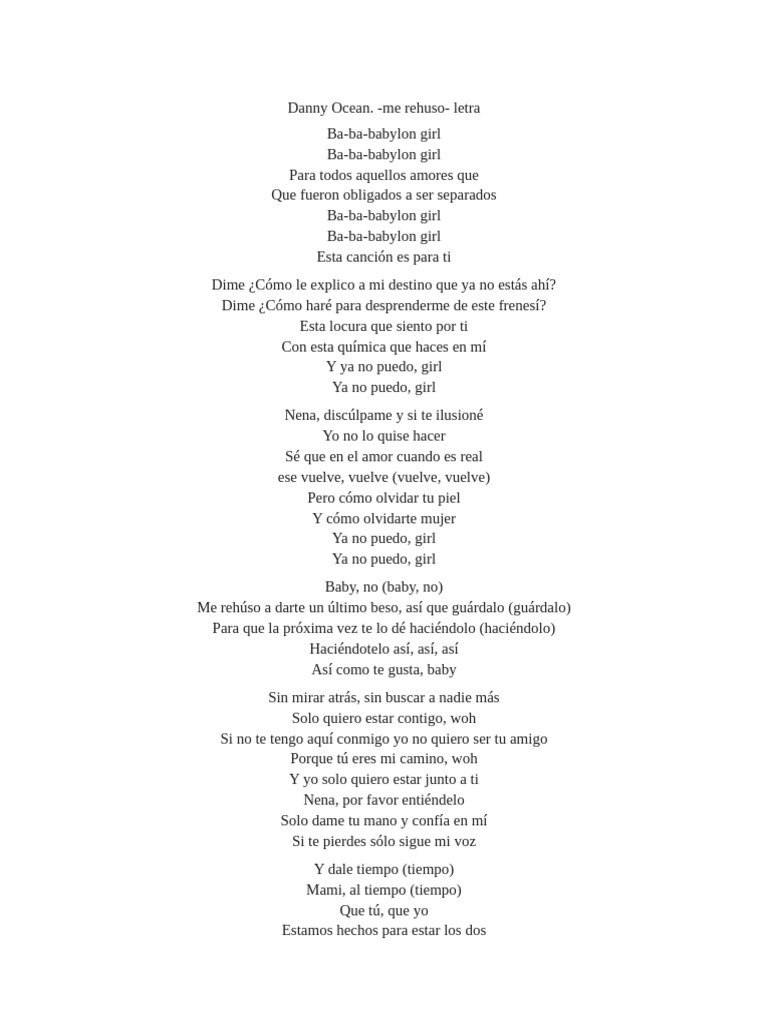 Letra de 