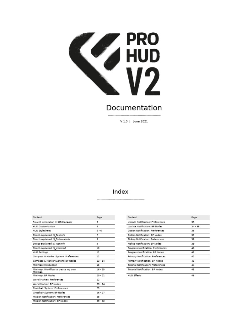 ProHUD V2 Integration Guide | PDF | Texture Mapping | Pixel