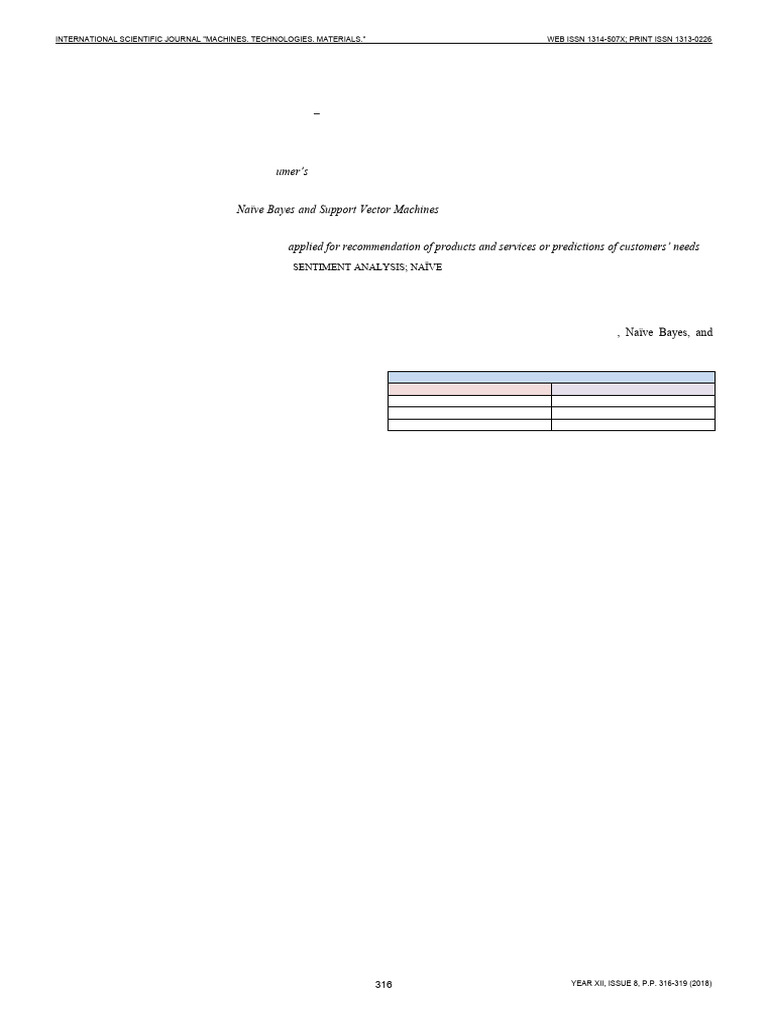 Big Data Sentiment Analysis System | PDF | Machine Learning | Support ...