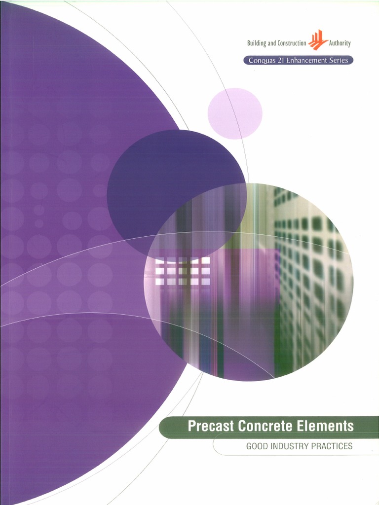 Precast Concrete Elements BCA | PDF | Structural Engineering | Concrete
