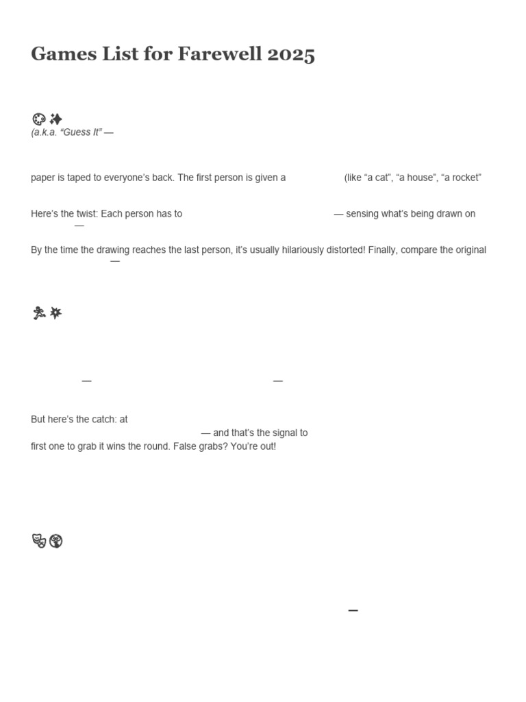 Game List | PDF | Truth