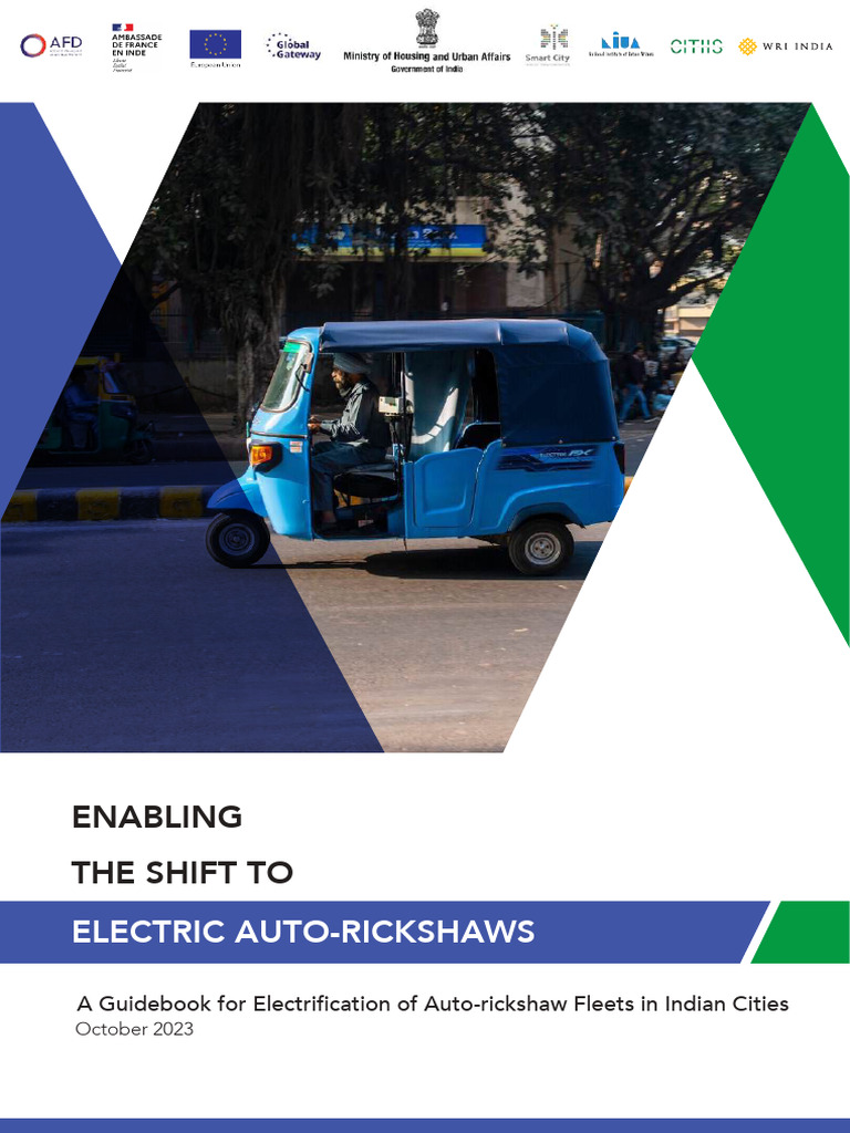 Electrification Guide for Auto-Rickshaws | PDF | Electric Vehicle ...