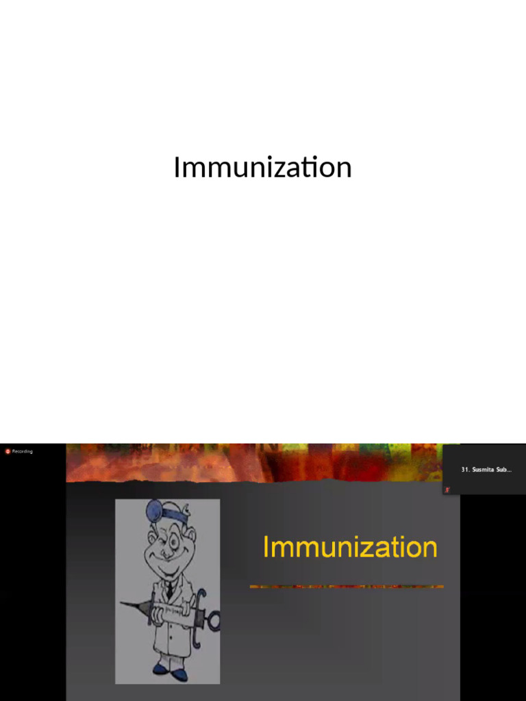 Immunization | PDF