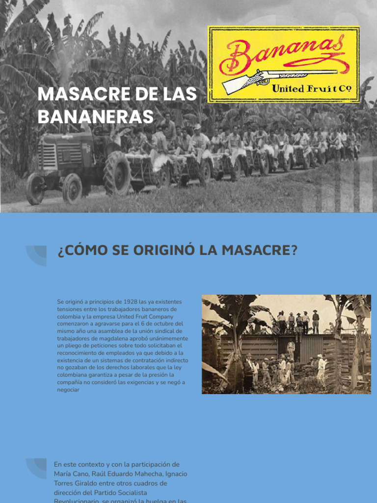 La Masacre de las Bananeras: 1928 | PDF