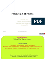 Projection of Points: Hareesha N G Dept of Aeronautical Engg Dayananda Sagar College of Engg Bangalore-78
