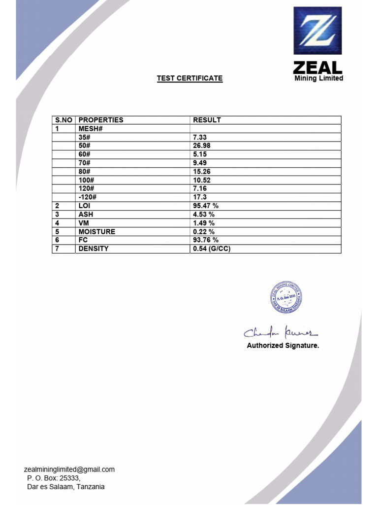 Test Certificate-150 Tons-1 | PDF