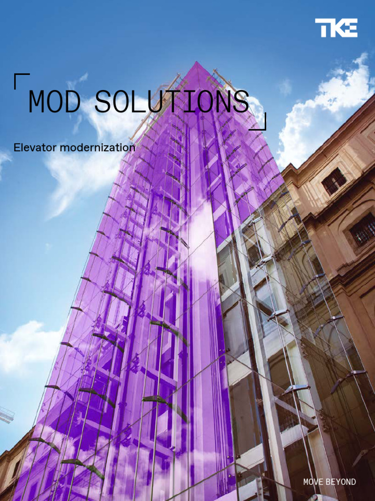 Elevator Modernization Solutions Guide | PDF | Elevator | Escalator