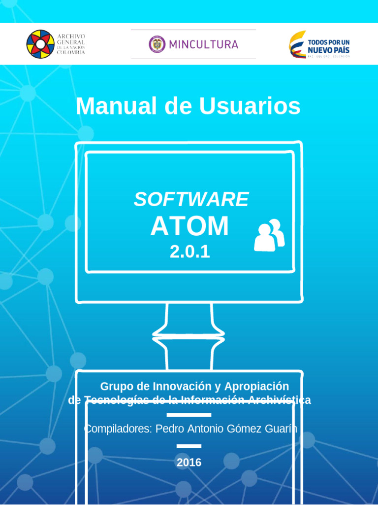 Manual de Usuario Software ATOM 2.0.1 | PDF | Software | Archivo de ...
