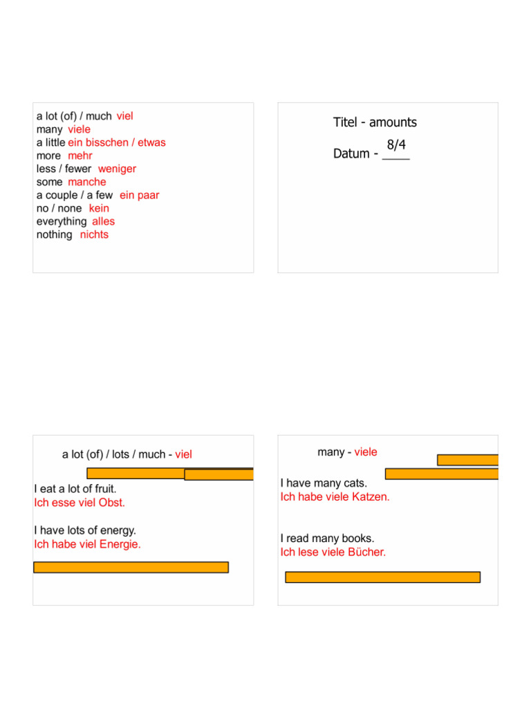 Amounts - Notes | PDF
